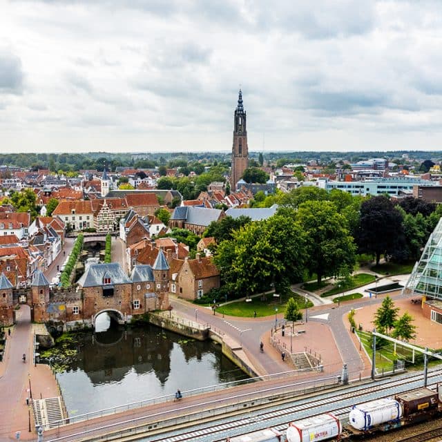 Luchtfoto van Amersfoort