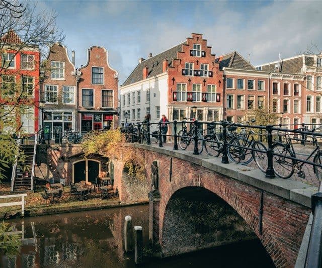 Bridge over the Oude Gracht in Utrecht